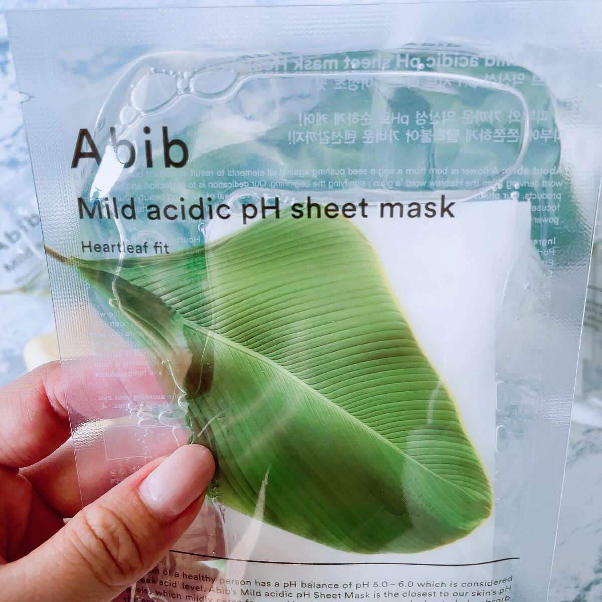 弱酸性pHシートマスク ドクダミフィット/Abib /シートマスク・パックを使ったクチコミ(2枚目)