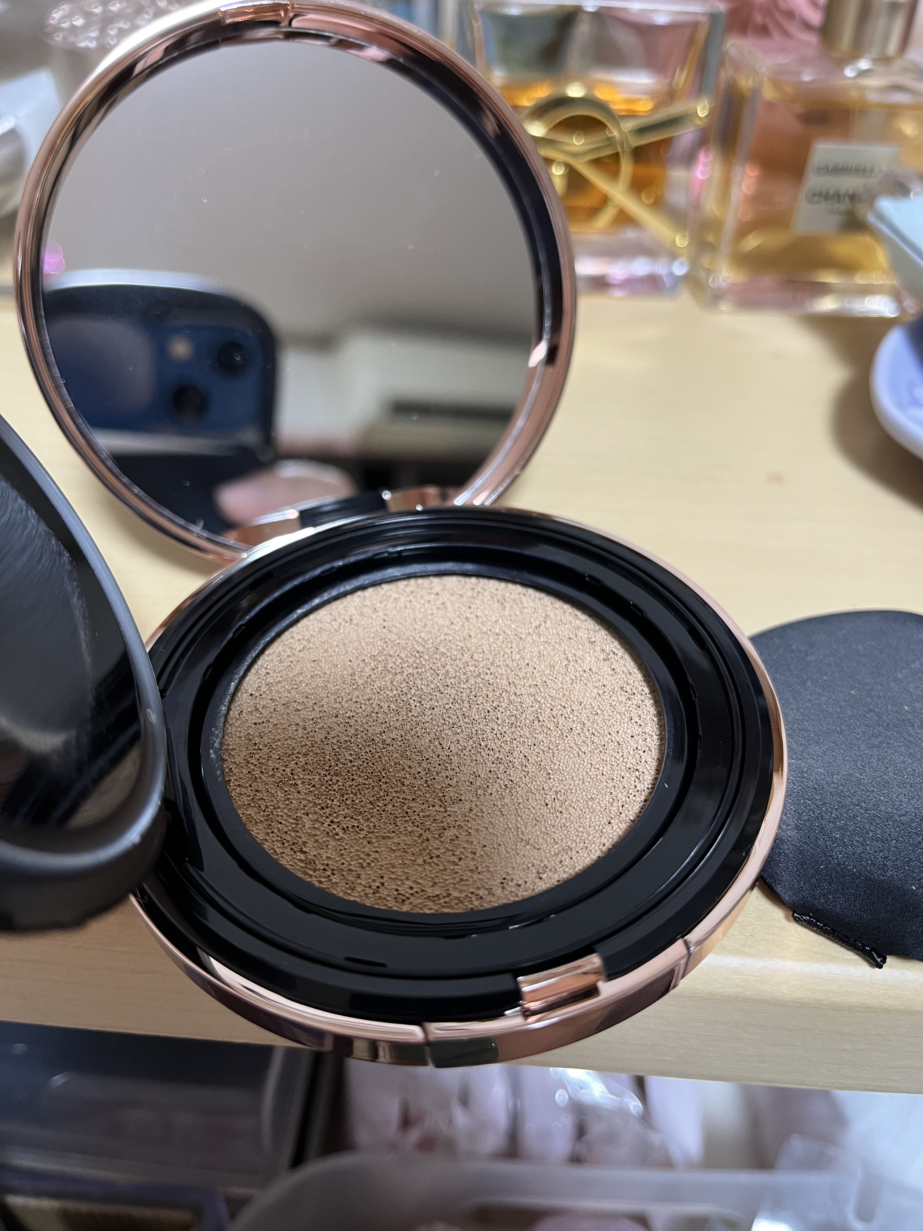 シピシピ フィットスキンクッション 03 ミディアムベージュ/CipiCipi/クッションファンデーションを使ったクチコミ（2枚目）