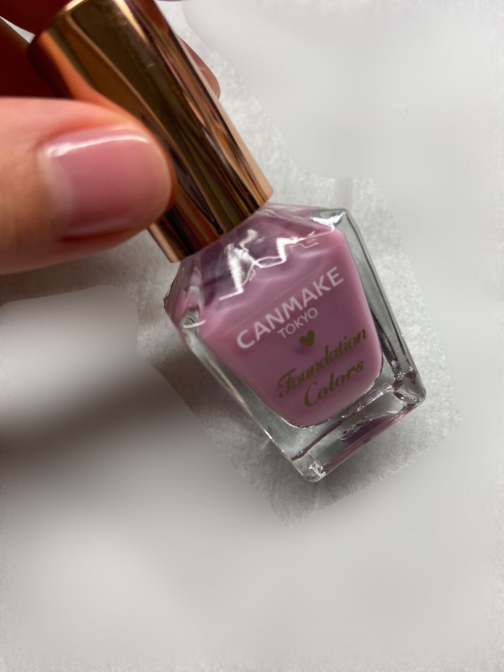 ファンデーションカラーズ/キャンメイク/マニキュアを使ったクチコミ（2枚目）
