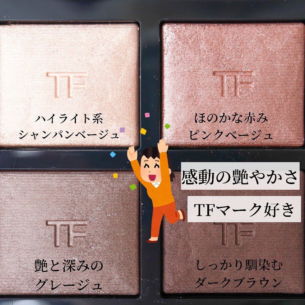 アイ カラー クォード/TOM FORD BEAUTY/アイシャドウパレットを使ったクチコミ(3枚目)
