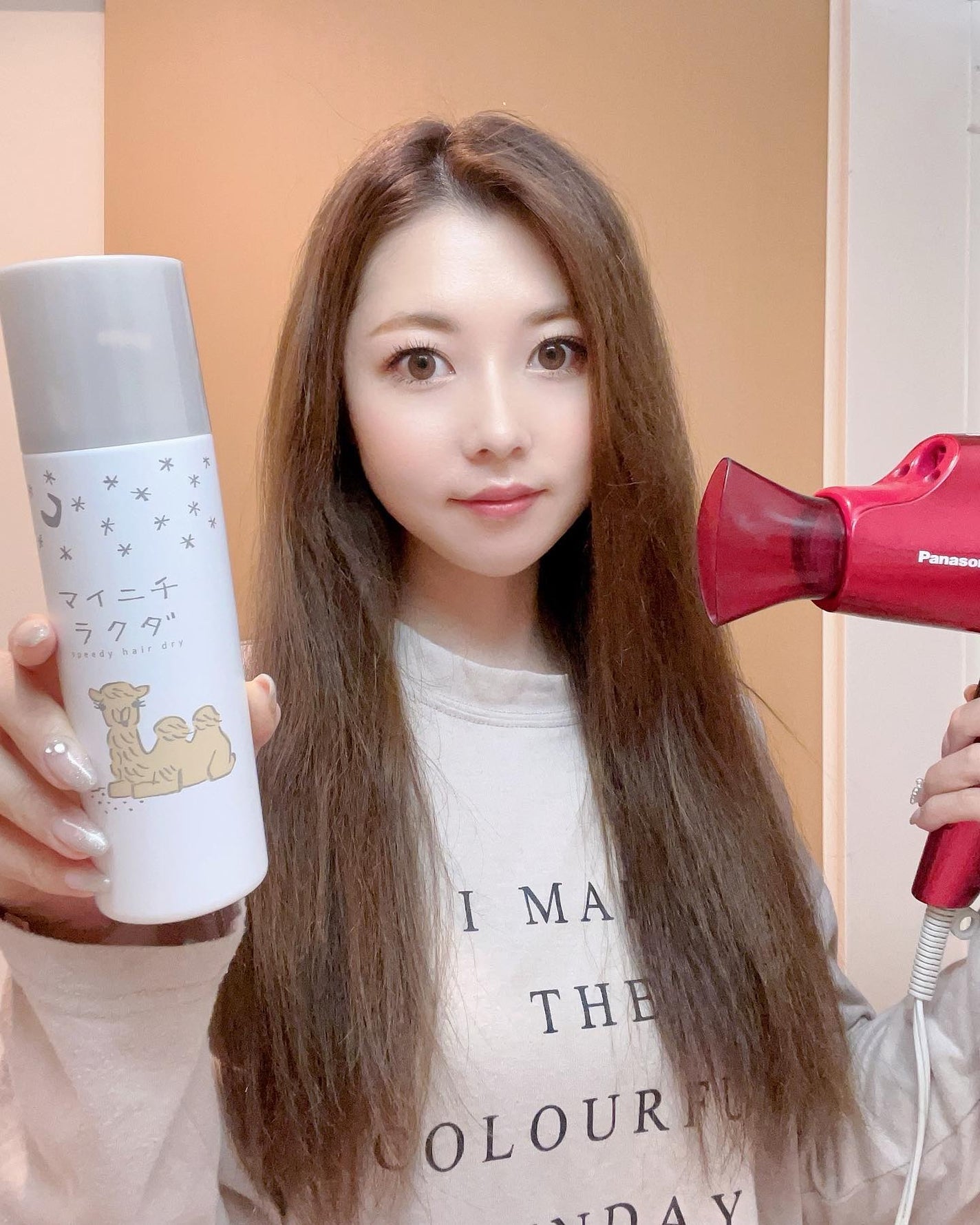 スピーディードライヘアスプレー/マイニチラクダ/ヘアスプレーを使ったクチコミ(1枚目)