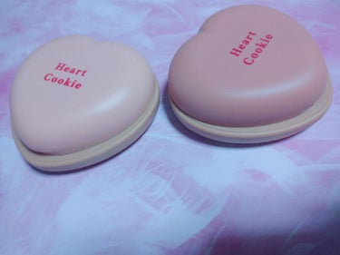 ETUDE ハート クッキー ブラッシャーのクチコミ「ETUDE
 ハート クッキー ブラッシャー 

パケ買いなところもありますが(笑)

OR2.....」（1枚目）