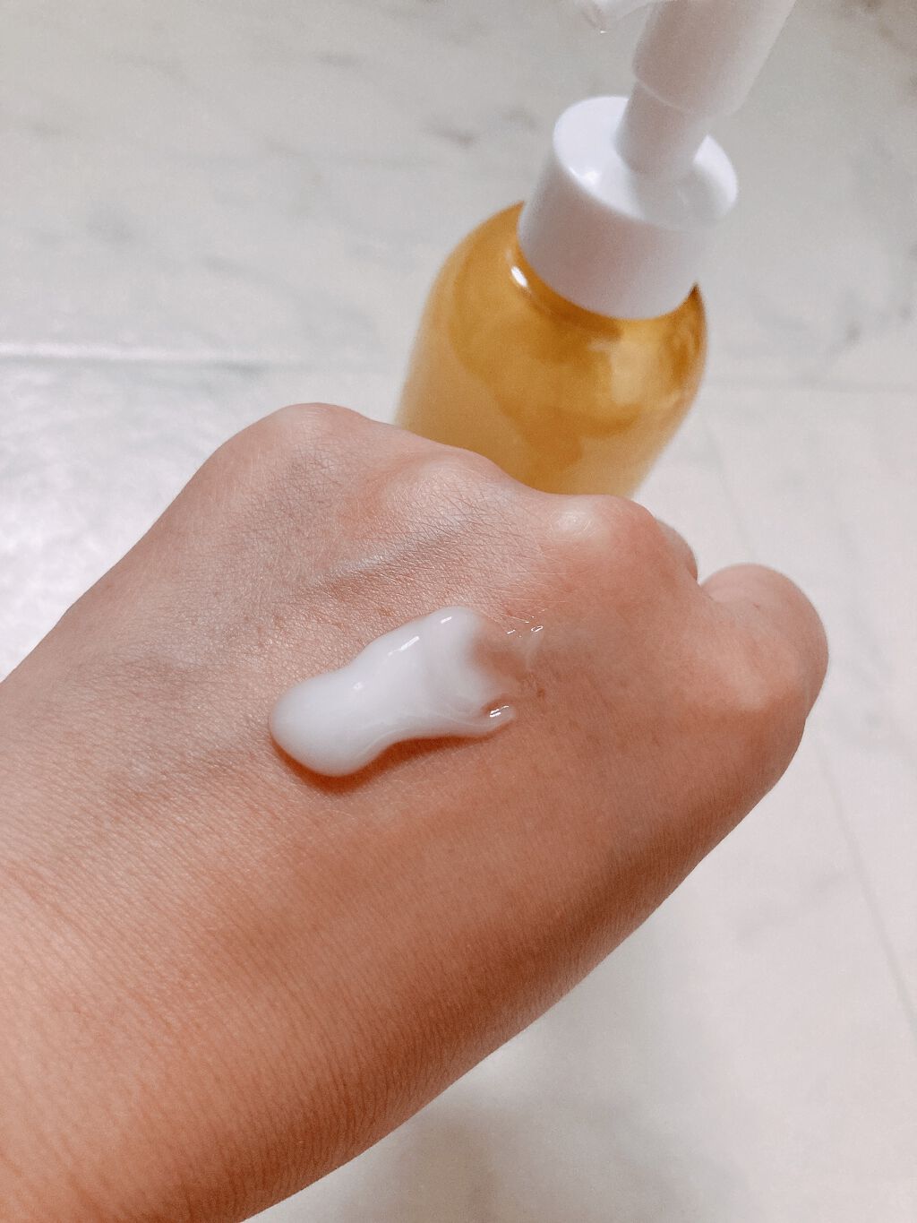 カレンデュラ手づみクレンジング/ナチュラルアイランド/ミルククレンジングを使ったクチコミ(3枚目)