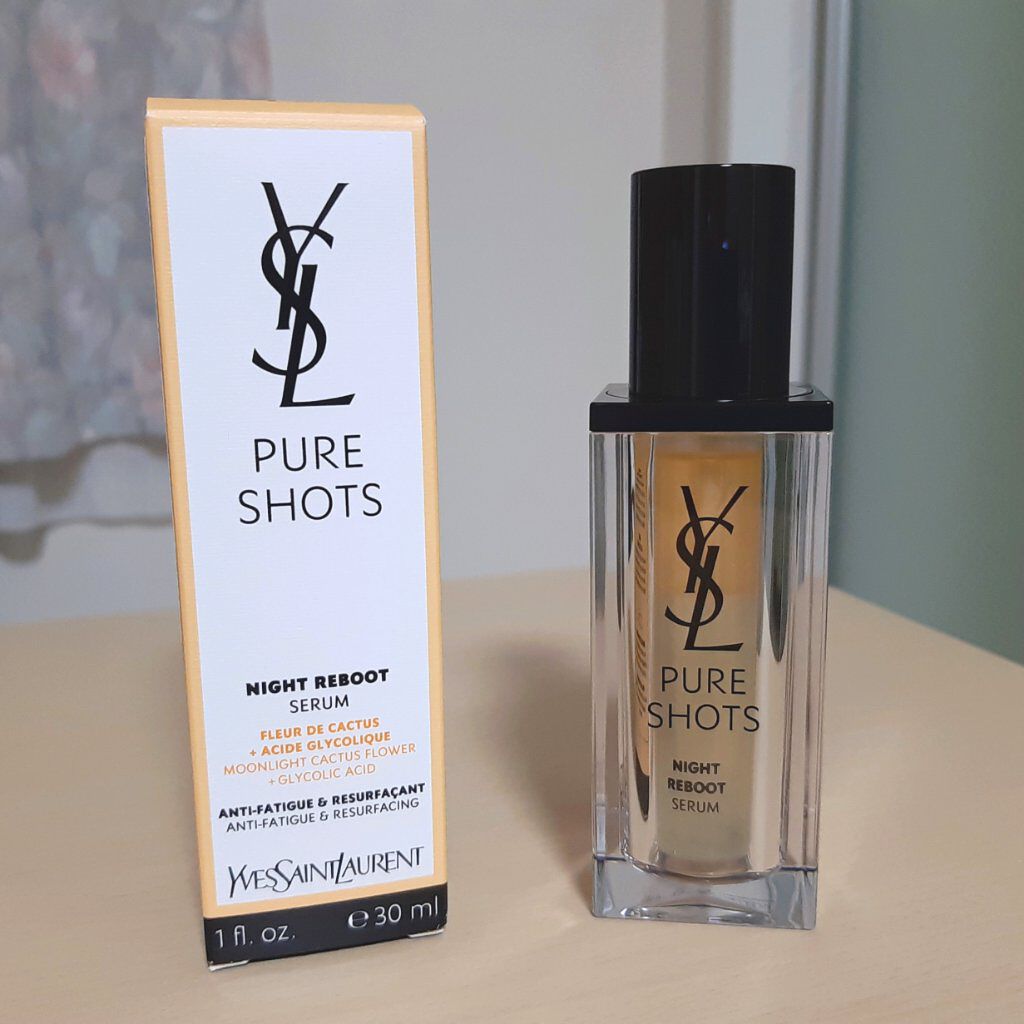 ピュアショット ナイト リチャージセラム/YVES SAINT LAURENT BEAUTE/美容液を使ったクチコミ(1枚目)