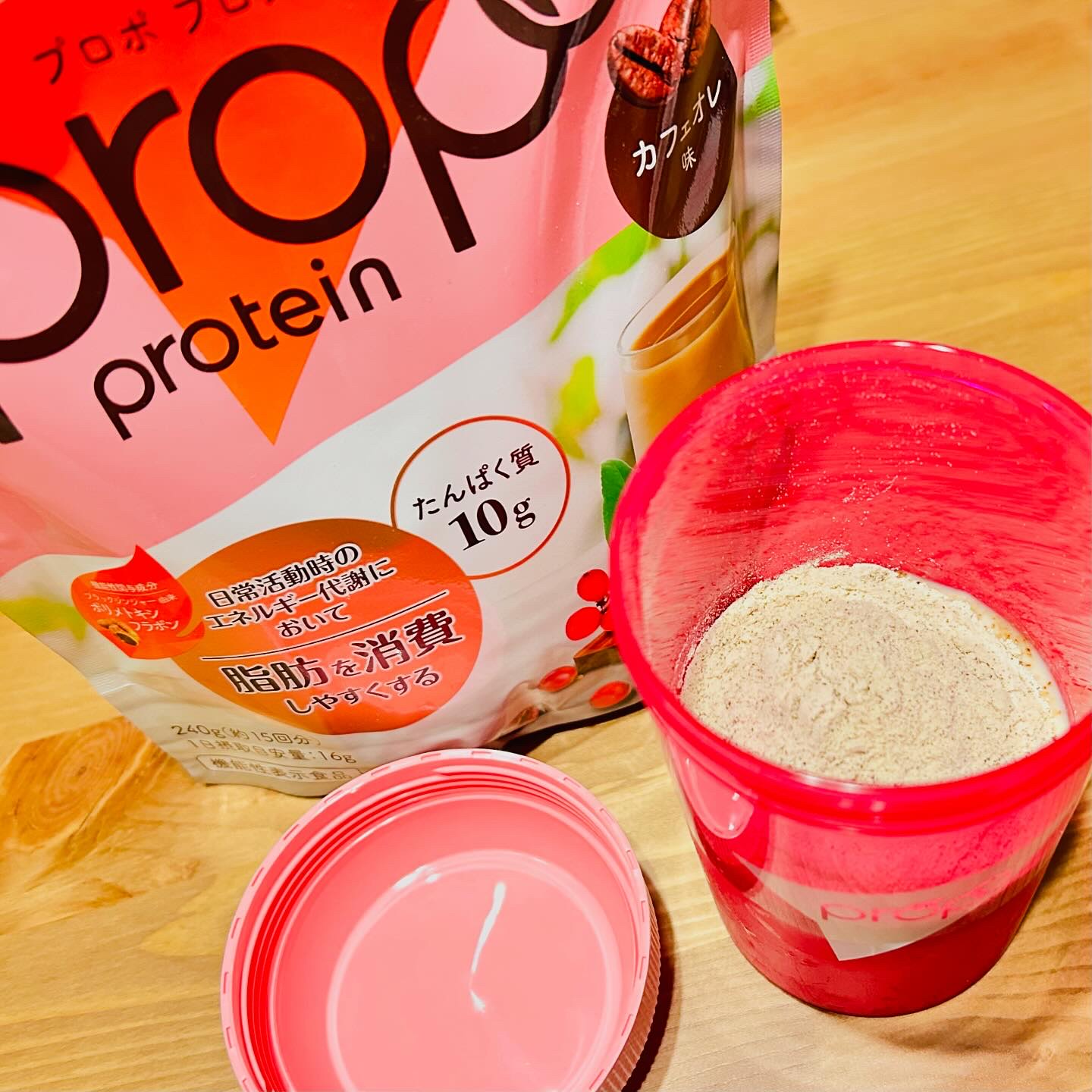 プロポ プロテイン(カフェオレ味)/ロート製薬/その他プロテインを使ったクチコミ（2枚目）