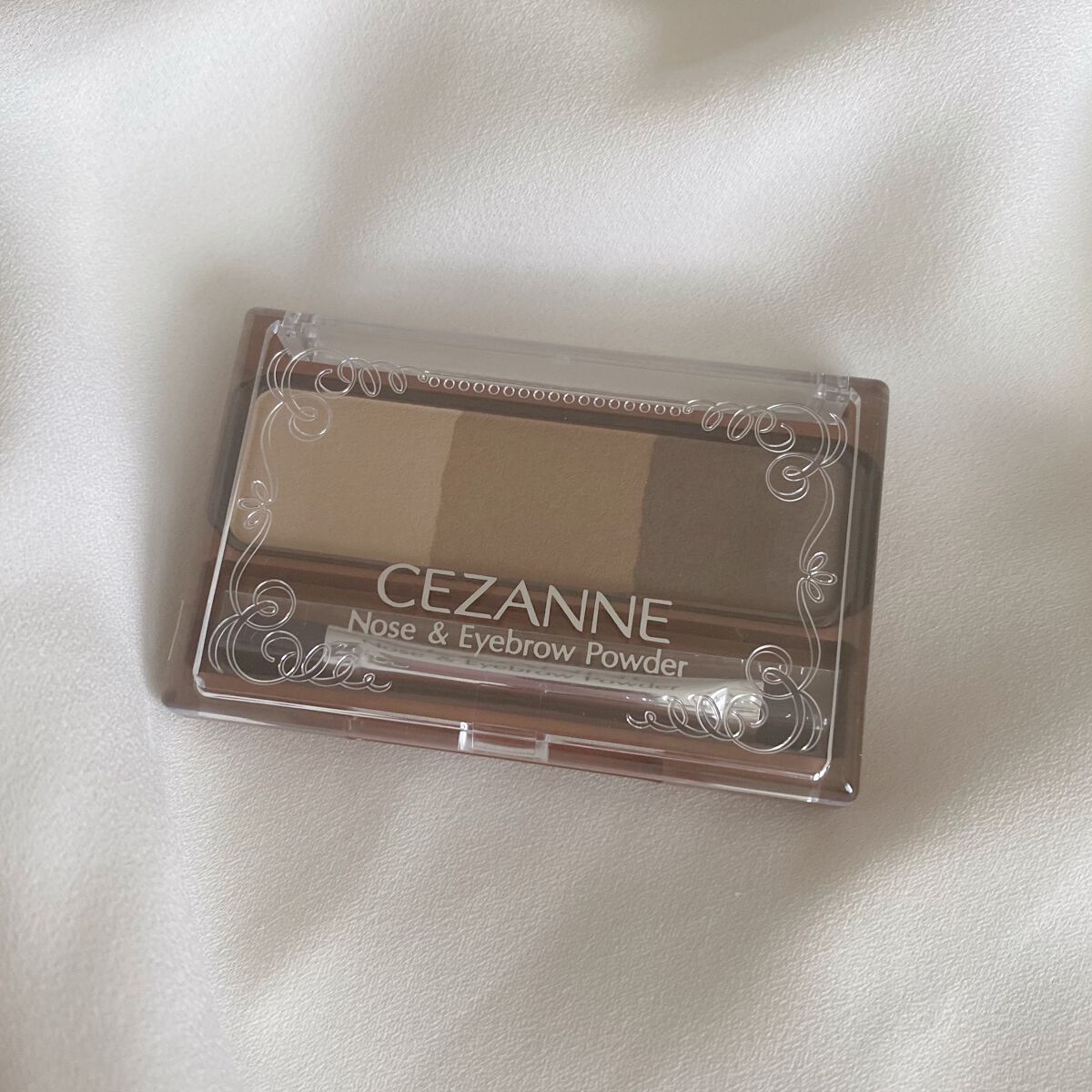 ノーズ＆アイブロウパウダー/CEZANNE/パウダーアイブロウを使ったクチコミ（2枚目）
