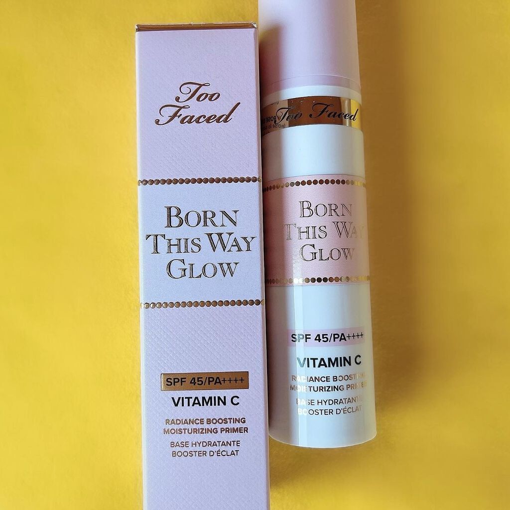 ボーン ディス ウェイ グロウ モイスチュアライジング メイクアップ プライマー/Too Faced/化粧下地を使ったクチコミ（2枚目）