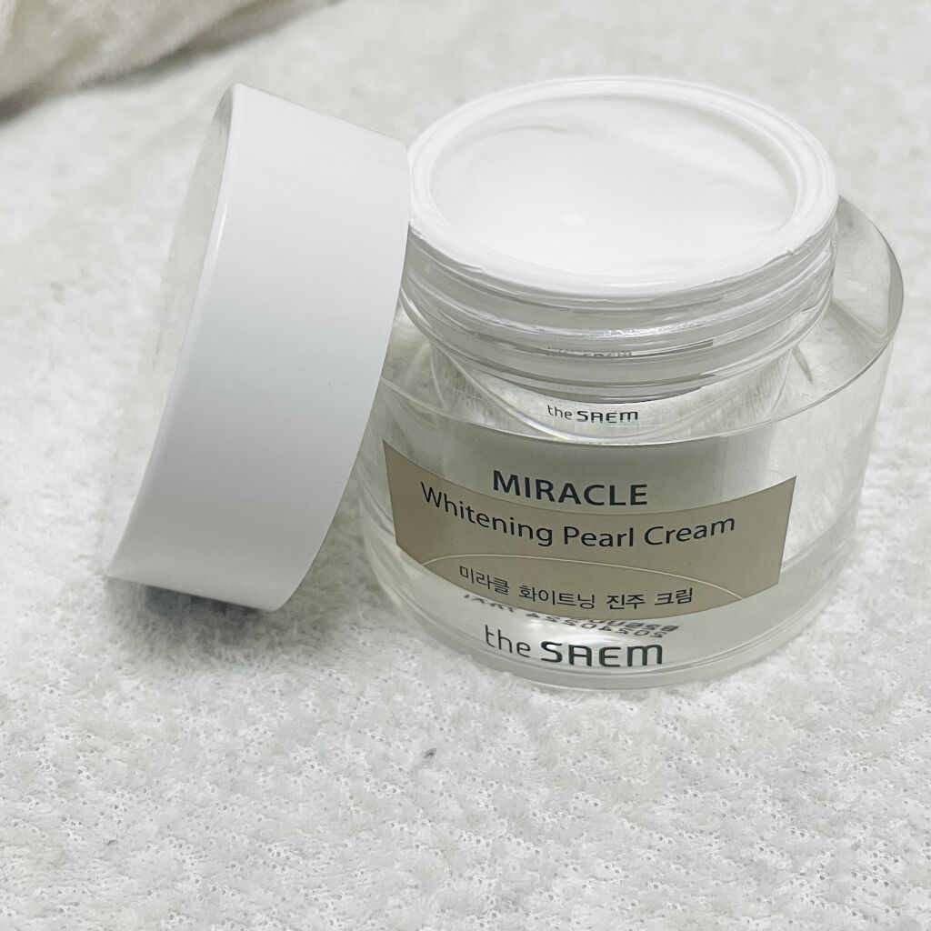 ホワイトニングパールクリーム/the SAEM/フェイスクリームを使ったクチコミ（1枚目）