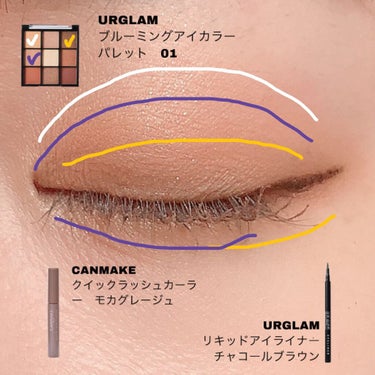 UR GLAM　LIQUID EYELINER/U R GLAM/リキッドアイライナーを使ったクチコミ（2枚目）