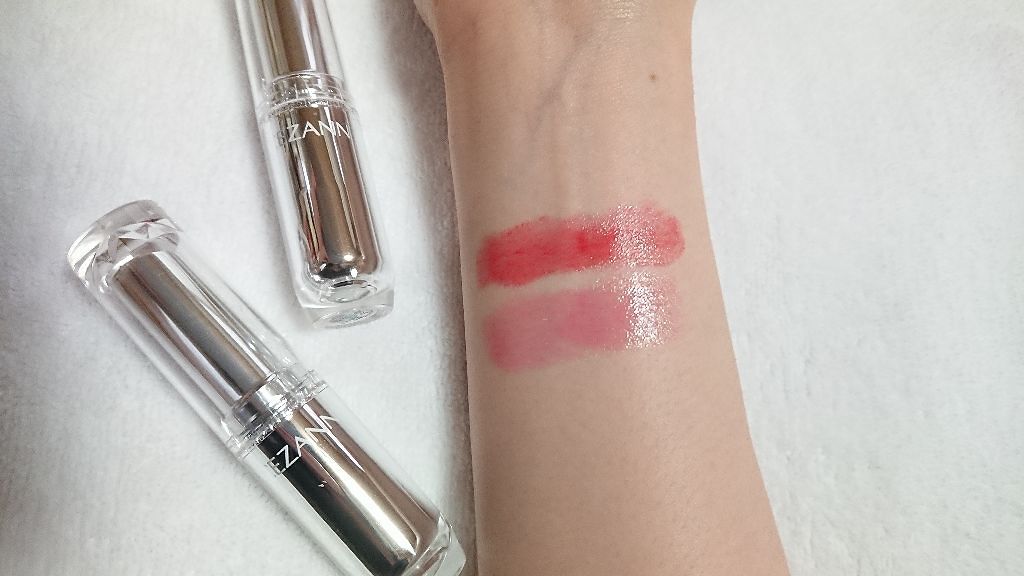 ラスティンググロスリップ/CEZANNE/口紅を使ったクチコミ(2枚目)