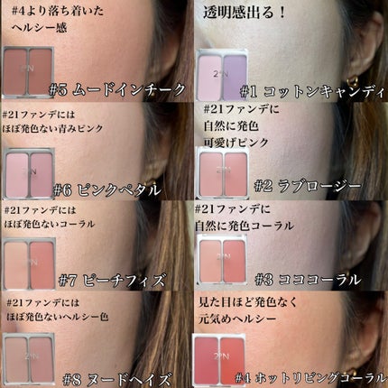 デュアルチーク/2aN/パウダーチークを使ったクチコミ(3枚目)