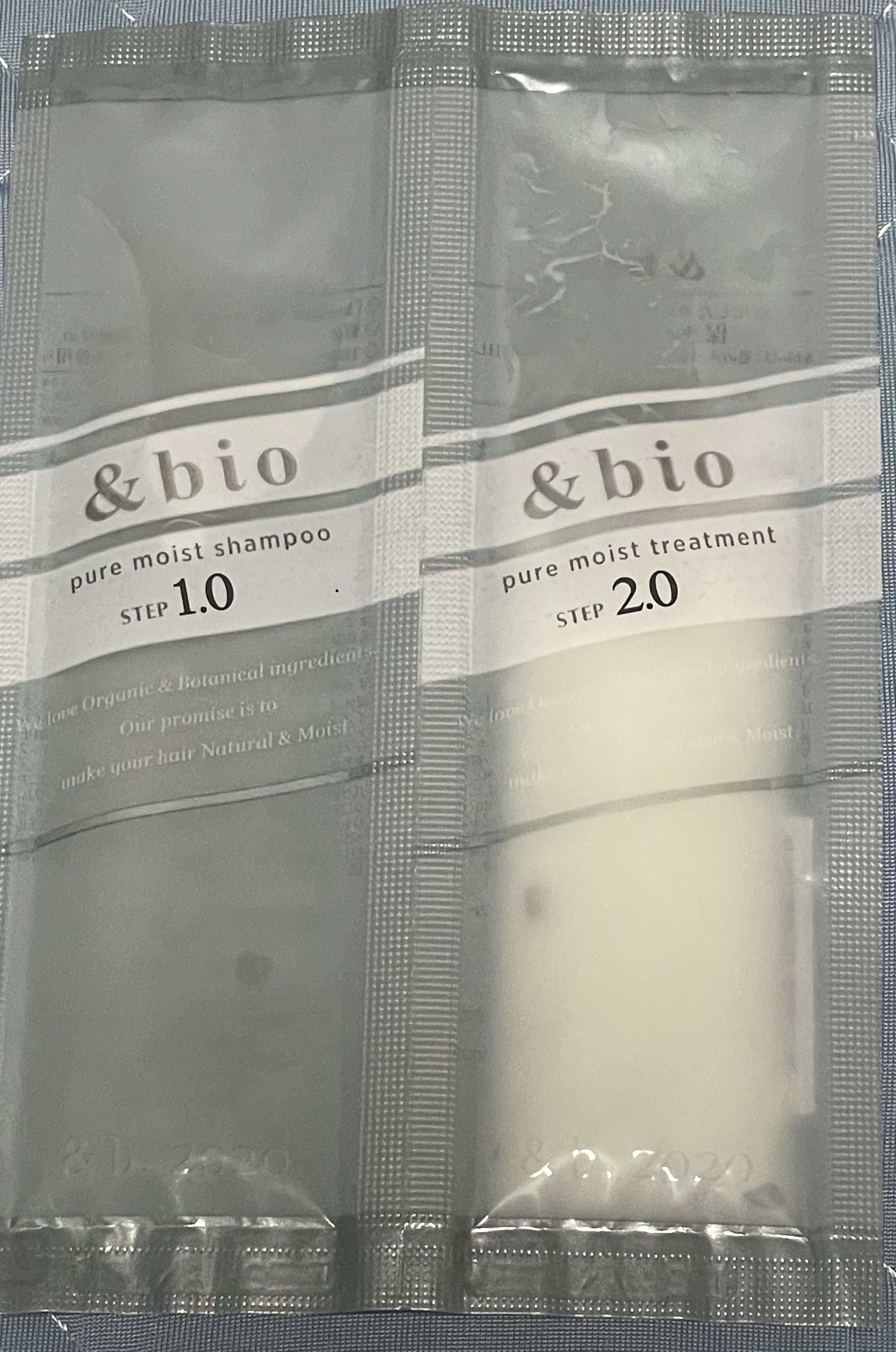 ピュアモイスト シャンプー 1.0／ヘアトリートメント 2.0/&bio/市販シャンプーを使ったクチコミ（1枚目）