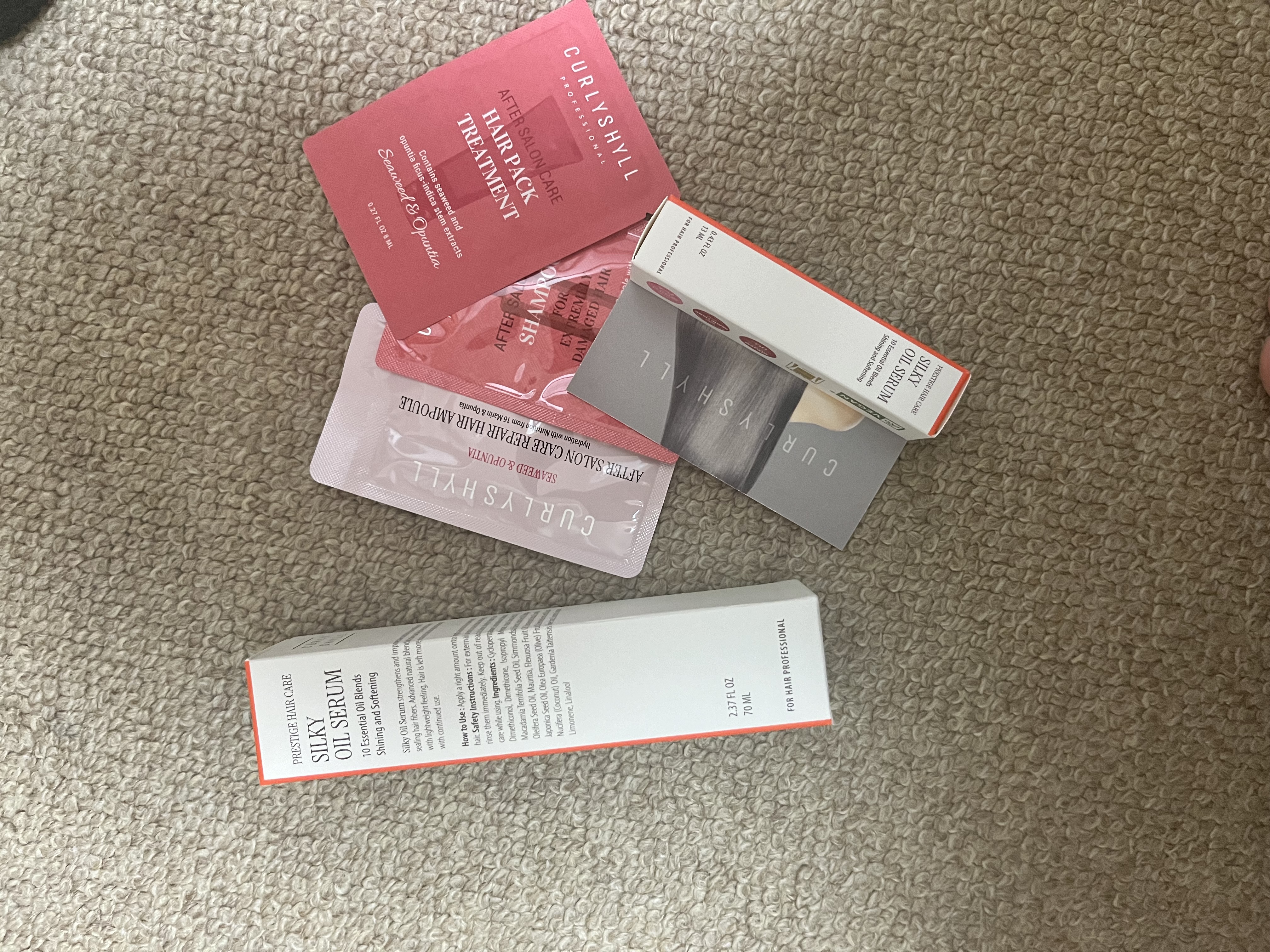 SILKY OIL SERUM/CULRY SHYLL/ヘアオイルを使ったクチコミ（2枚目）