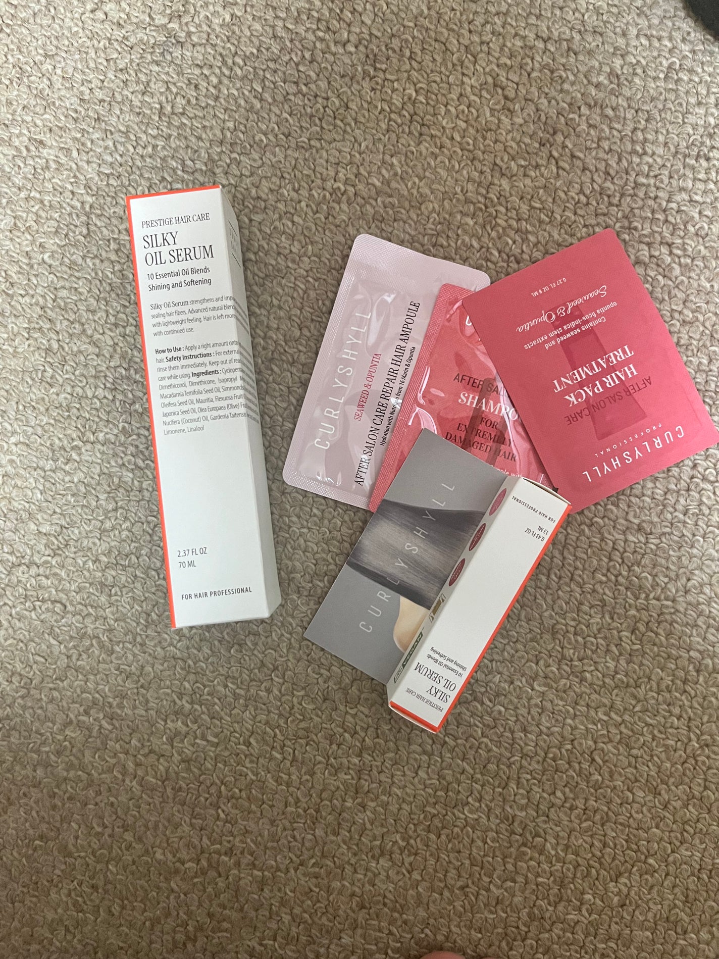 SILKY OIL SERUM/CULRY SHYLL/ヘアオイルを使ったクチコミ(2枚目)