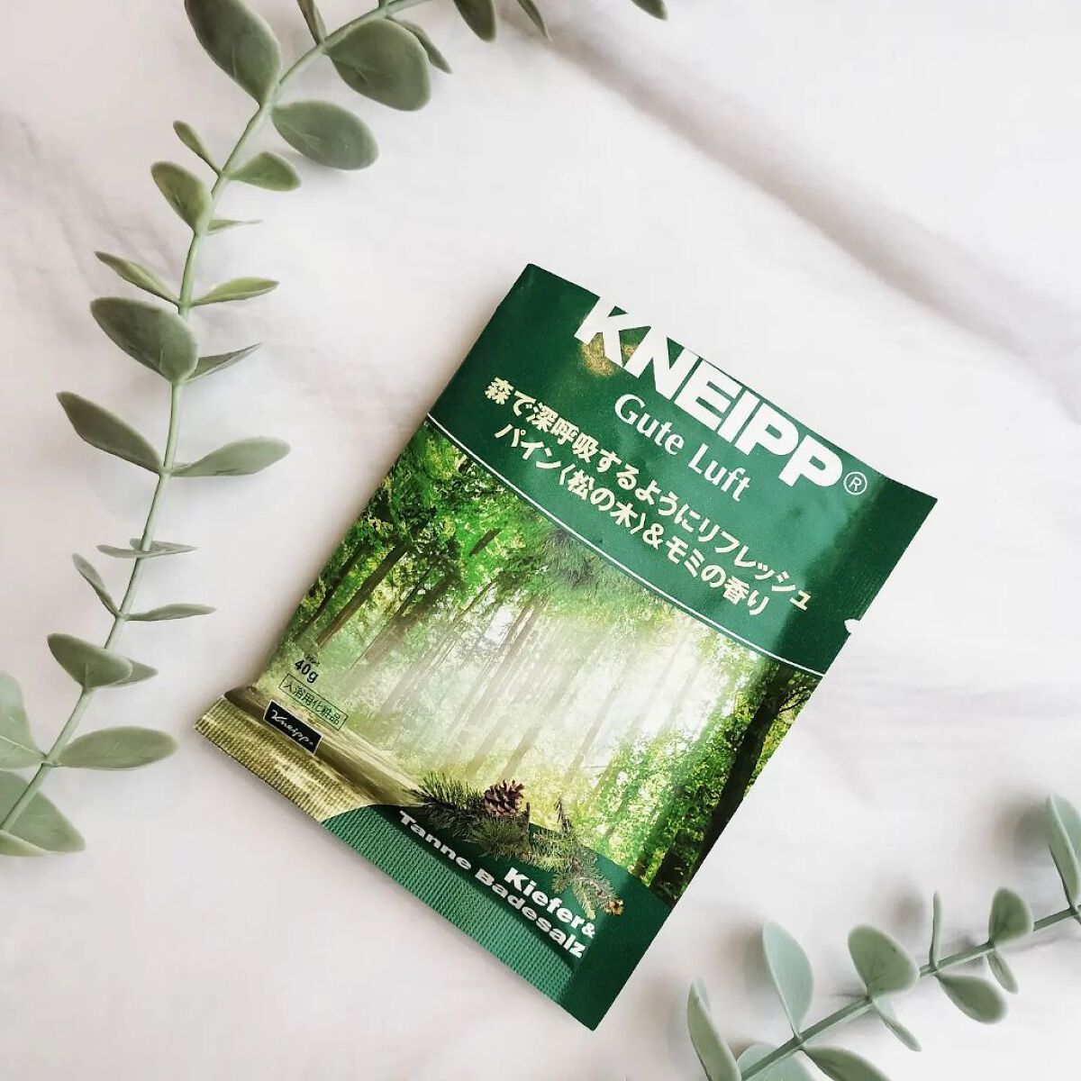 クナイプ グーテルフト バスソルト パイン<松の木>&モミの香り/クナイプ/無機塩系入浴剤を使ったクチコミ（1枚目）