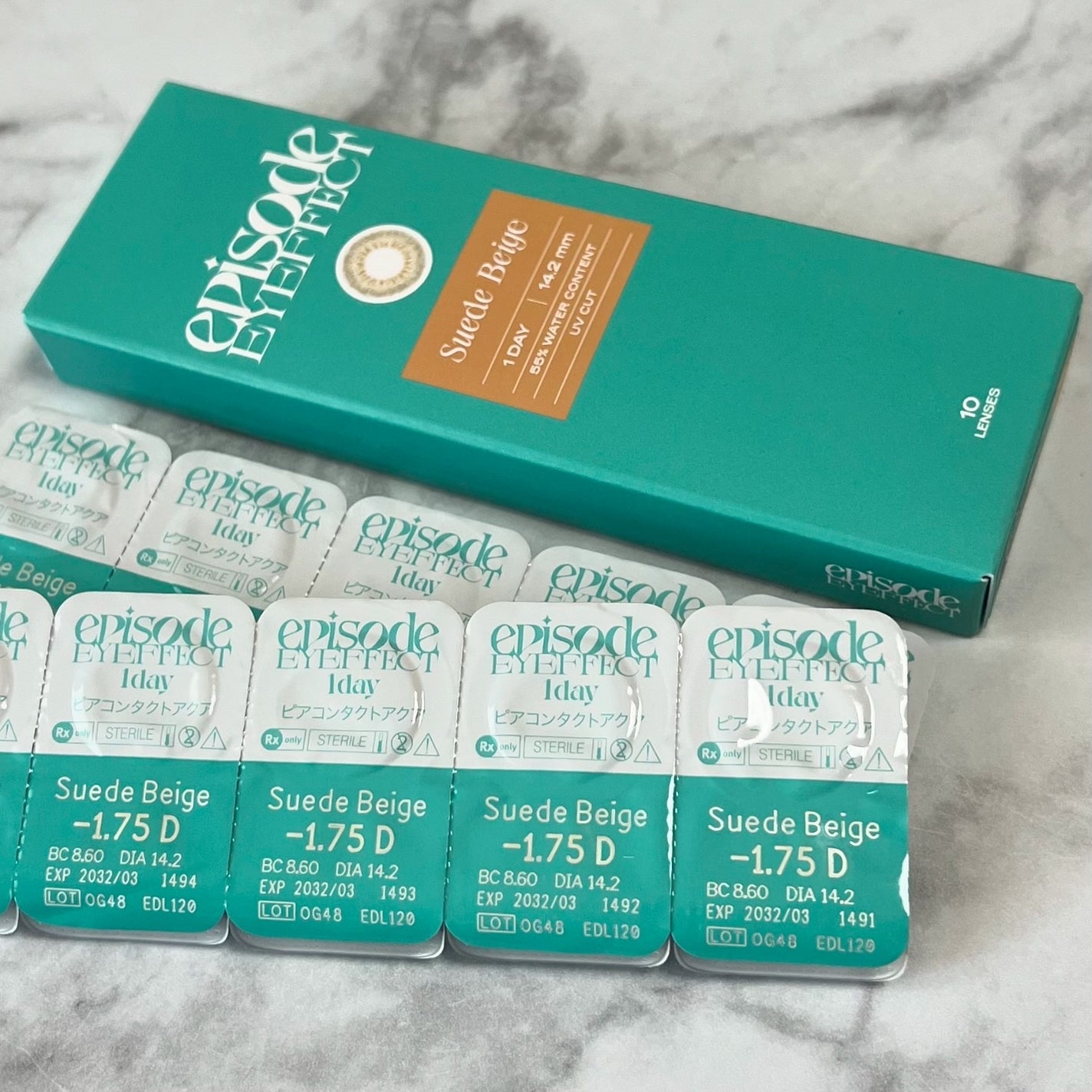 エピソード アイフェクト 1day/pia/ワンデー(1DAY)カラコンを使ったクチコミ(9枚目)