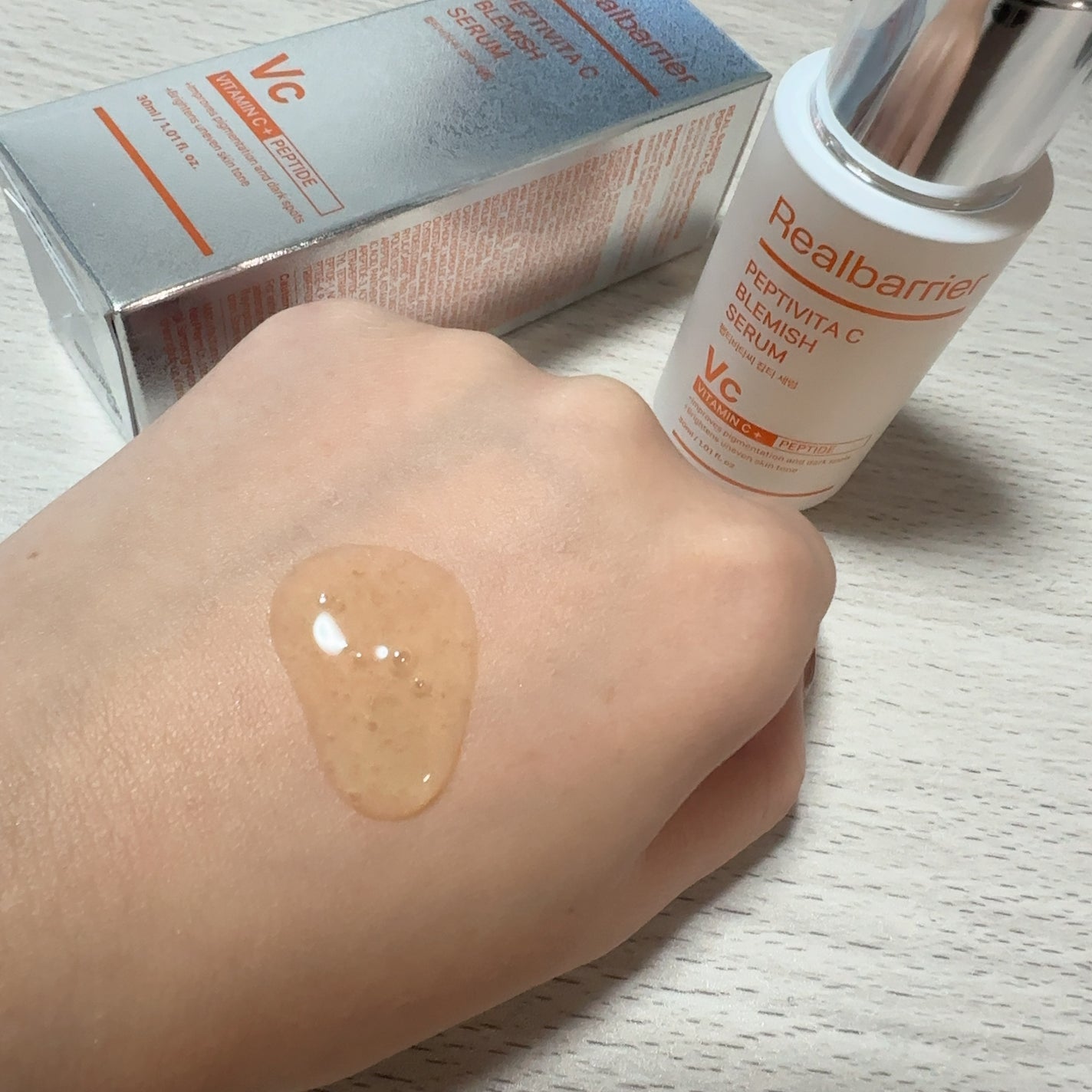 ペプチビタC ブレミッシュセラム/Real Barrier/美容液を使ったクチコミ(3枚目)