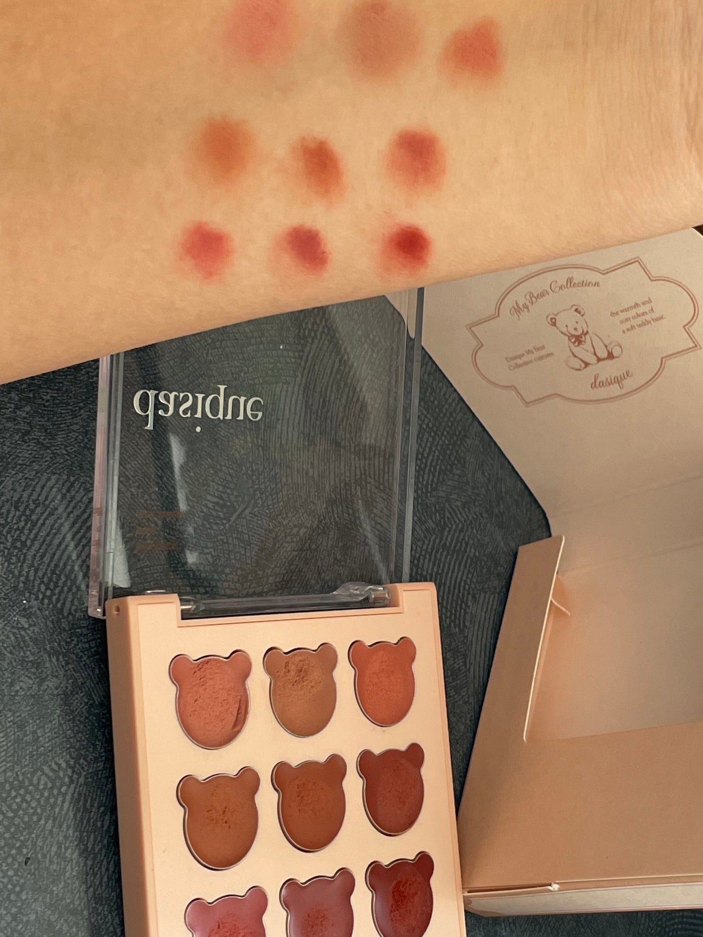 ムードペインティングリップアンドチークパレット/dasique/マルチパレットを使ったクチコミ(4枚目)