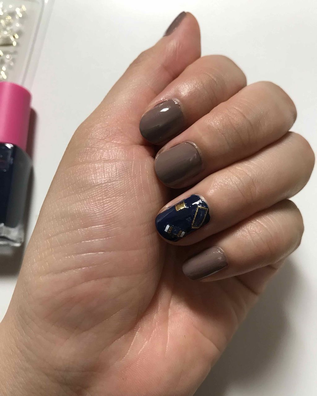 速乾性トップコート/DAISO/ネイルトップコートを使ったクチコミ（3枚目）