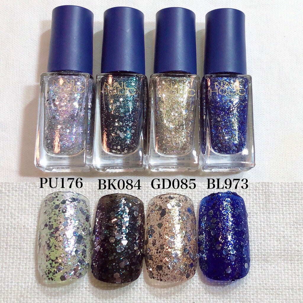 チャンユカ on LIPS 「\ネイルホリック新作&限定/#宇宙ラメネイル🪐🌟✨宇宙空間を旅..」(2枚目)