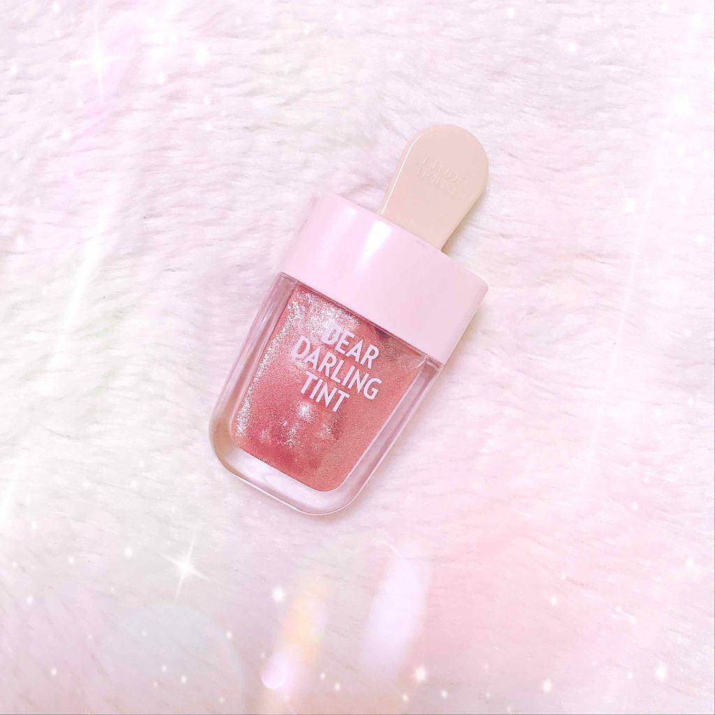 ディアダーリン ウォータージェルティント (アイスティント)/ETUDE/口紅を使ったクチコミ(1枚目)