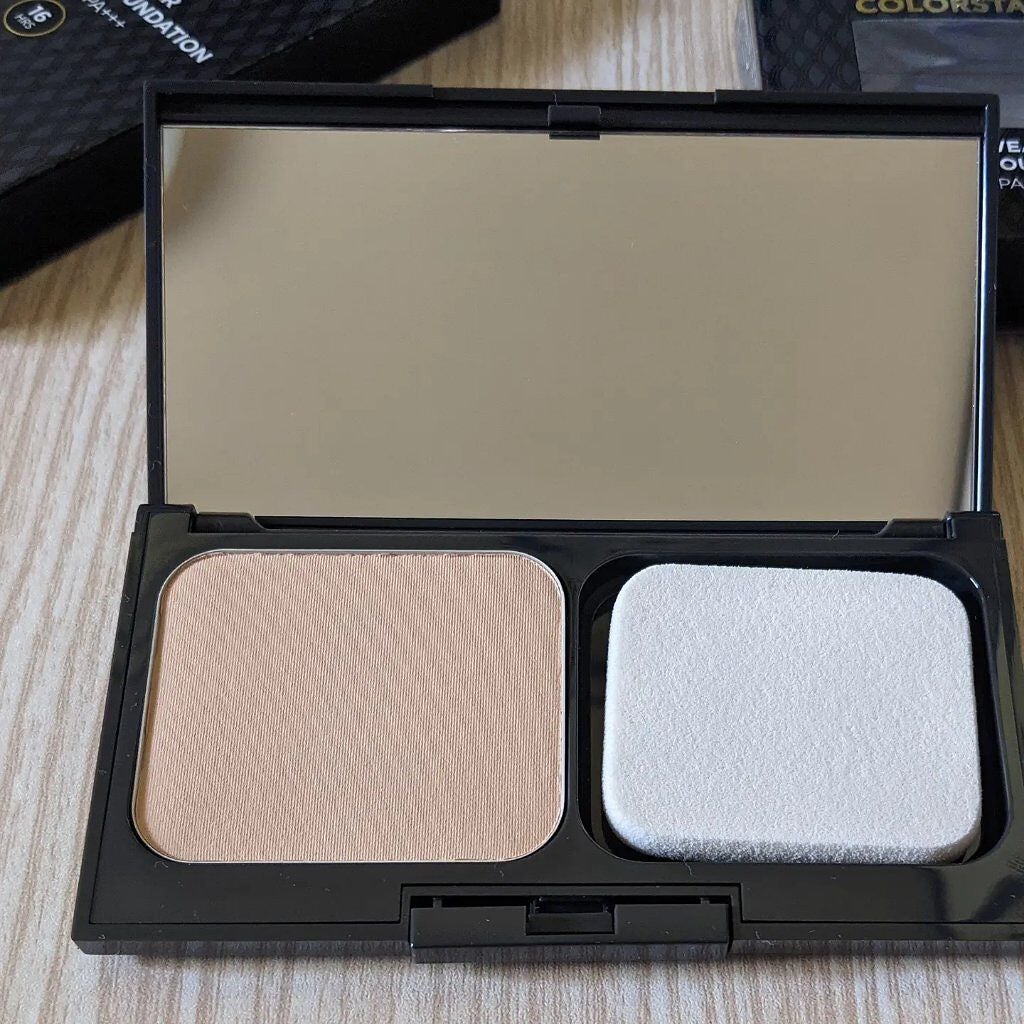 カラーステイ ロングウェア UV パウダー ファンデーション/REVLON/パウダーファンデーションを使ったクチコミ(3枚目)