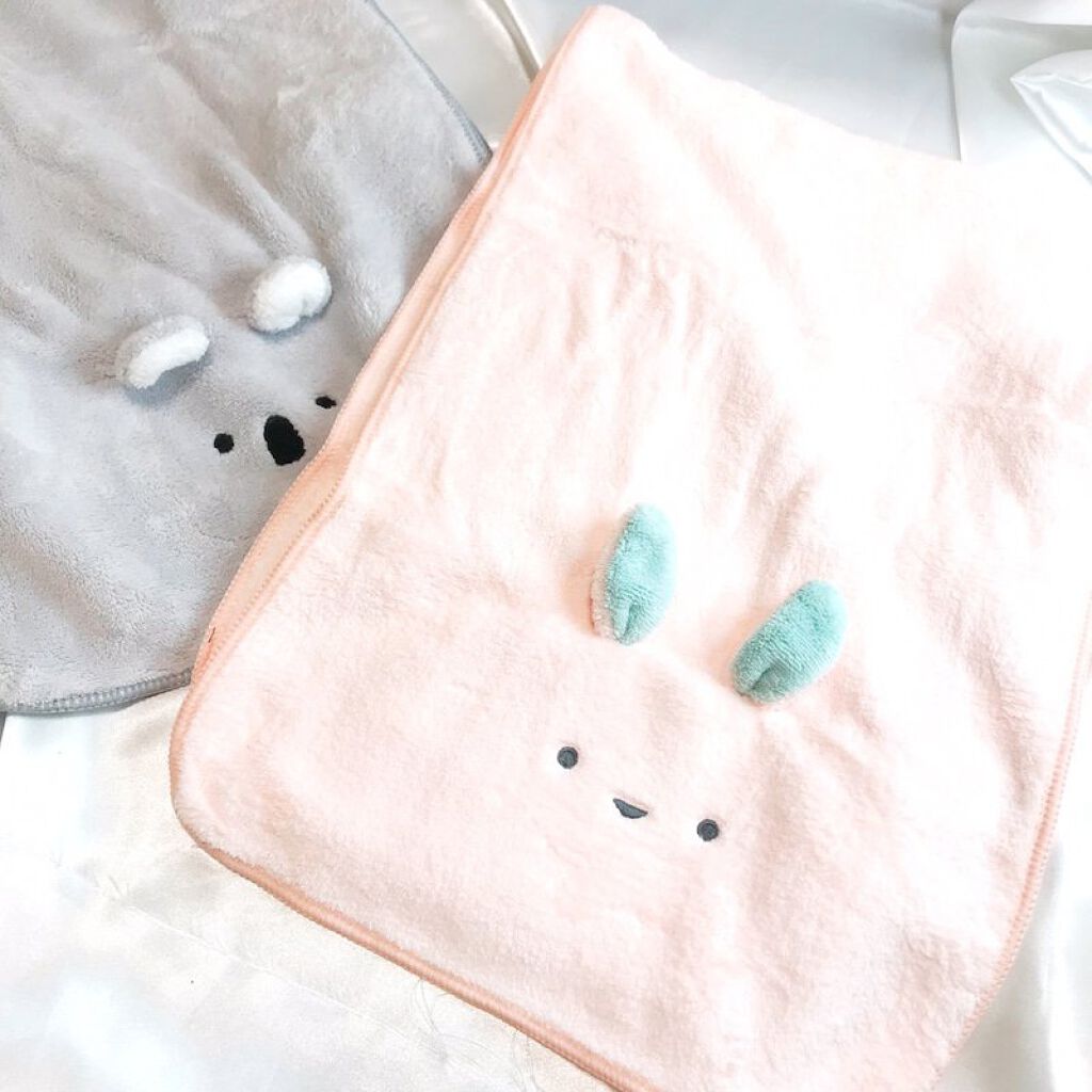 吸水アニマル ヘアドライタオル/carari/その他を使ったクチコミ（3枚目）