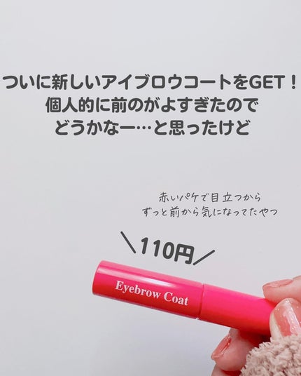 アイブロウコートDA/DAISO/アイブロウコートを使ったクチコミ(4枚目)
