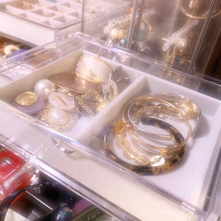 重なるアクリルケース横型3段/無印良品/その他化粧小物を使ったクチコミ(3枚目)