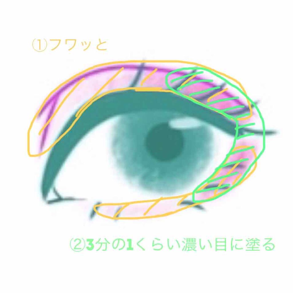 UR GLAM　EYE & CHEEK COLOR ホットピンク/U R GLAM/単色アイシャドウを使ったクチコミ（2枚目）