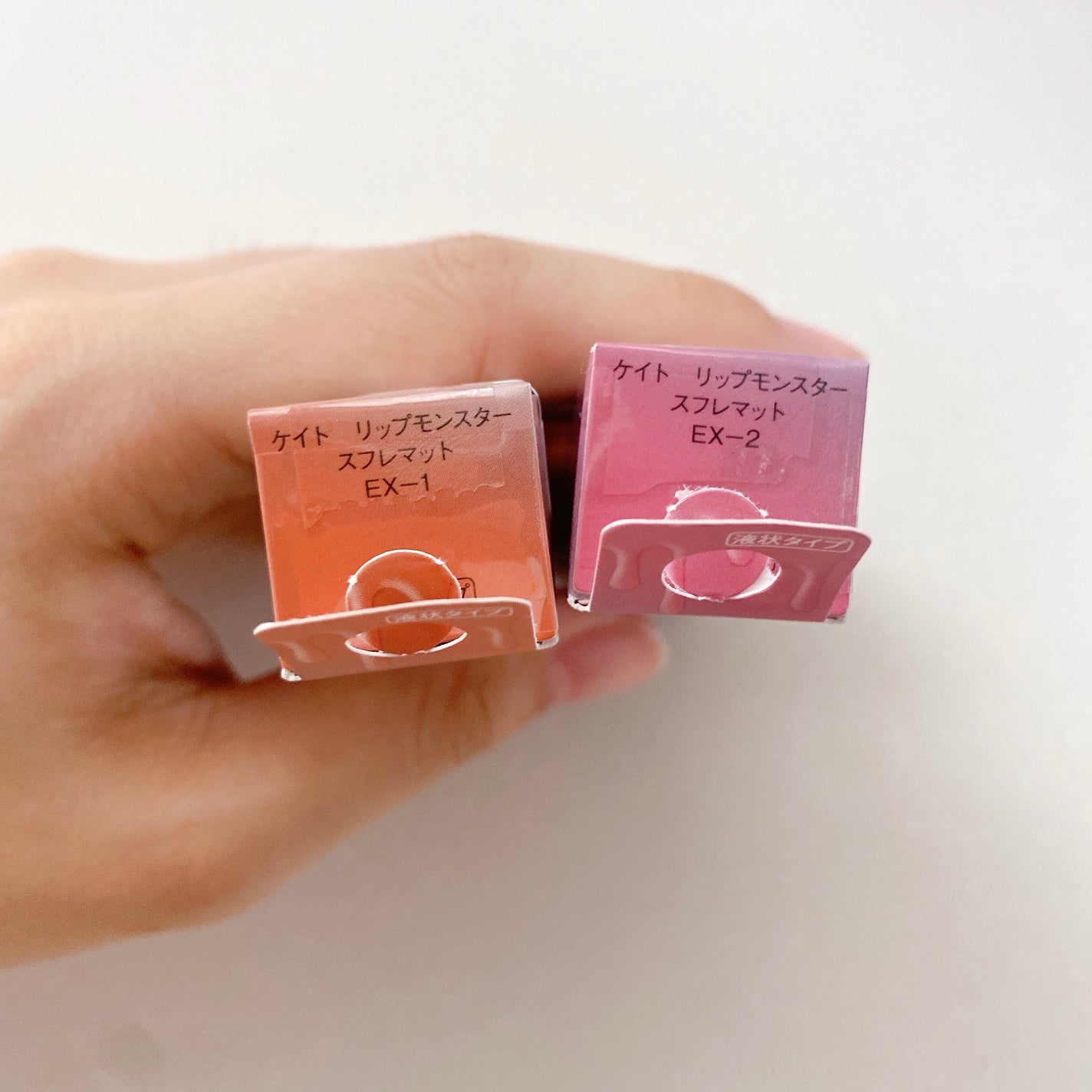 リップモンスター スフレマット/KATE/口紅を使ったクチコミ(5枚目)