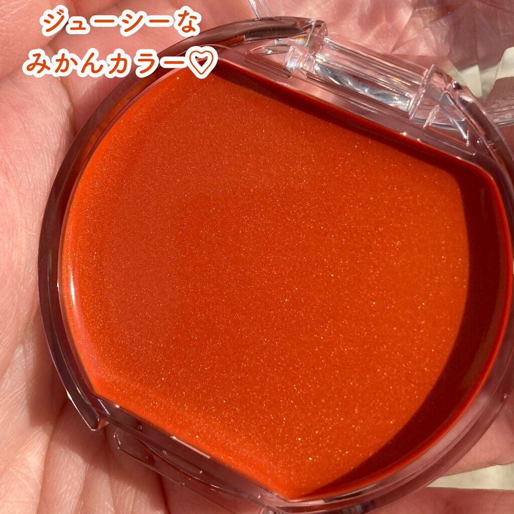 クリームチーク 22 みかんシャーベット/キャンメイク/ジェル・クリームチークを使ったクチコミ（3枚目）