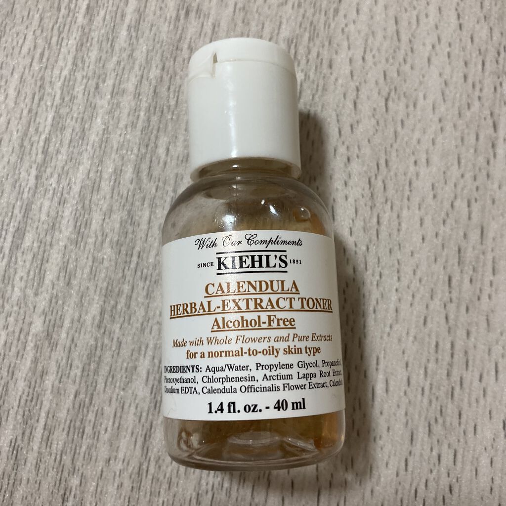 キールズ ハーバル トナー CL アルコールフリー/Kiehl's/化粧水を使ったクチコミ（2枚目）