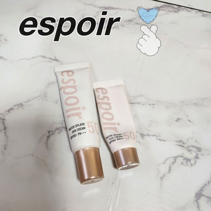ウォータースプラッシュサンクリーム/espoir/日焼け止め・UVケアを使ったクチコミ(1枚目)