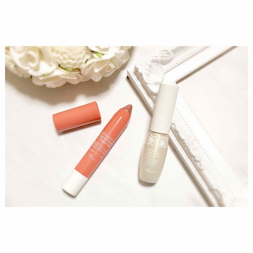 クレヨンリップ&チーク/ettusais/ジェル・クリームチークを使ったクチコミ(1枚目)