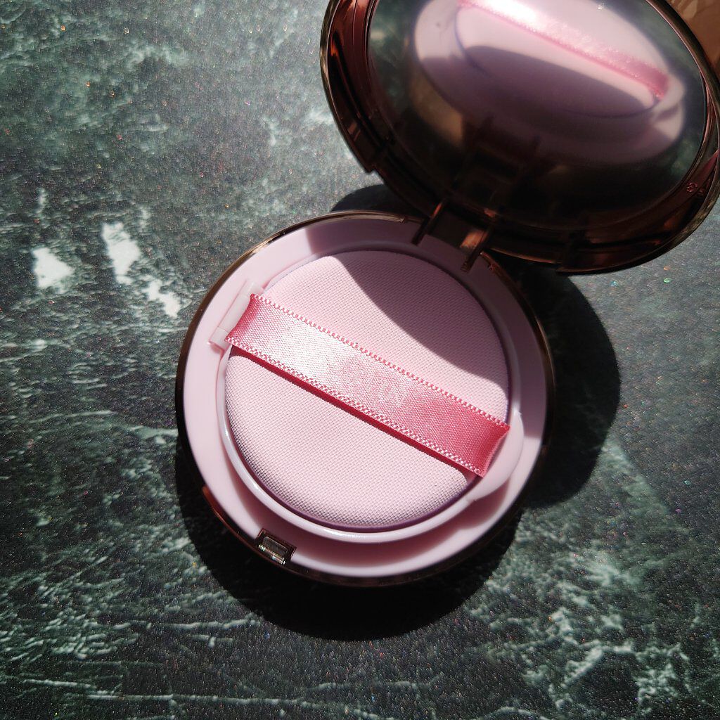 ピンクティーツリーカバークッション/APLIN/クッションファンデーションを使ったクチコミ（2枚目）