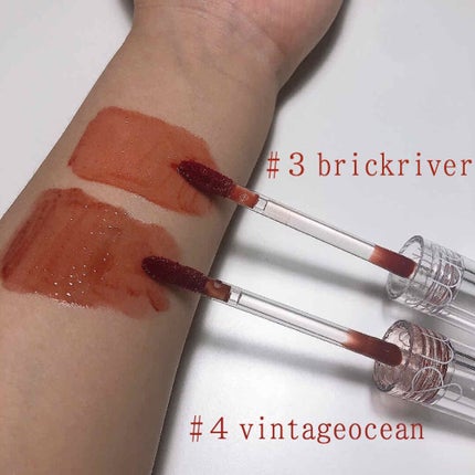 グラスティングウォーターティント/rom&nd/リップティントを使ったクチコミ(9枚目)