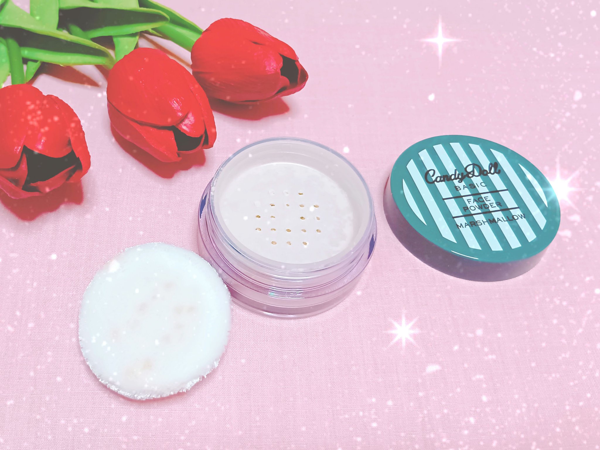 フェイスパウダー<マシュマロ>/CandyDoll/ルースパウダーを使ったクチコミ（2枚目）