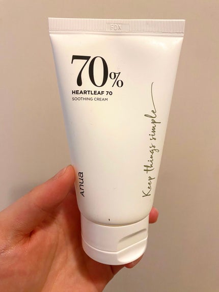 ドクダミ70%スージングクリーム/Anua/フェイスクリームを使ったクチコミ(1枚目)
