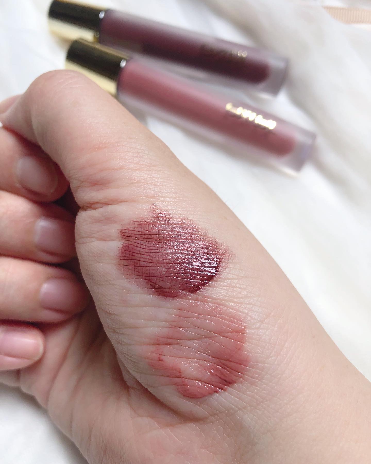 リップベルベティスト/excel/口紅を使ったクチコミ（2枚目）