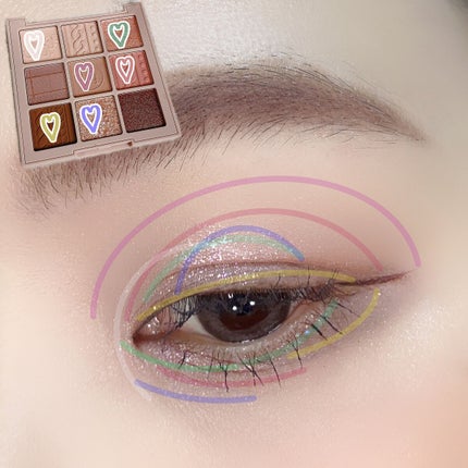 シャドウパレット/dasique/アイシャドウパレットを使ったクチコミ(8枚目)