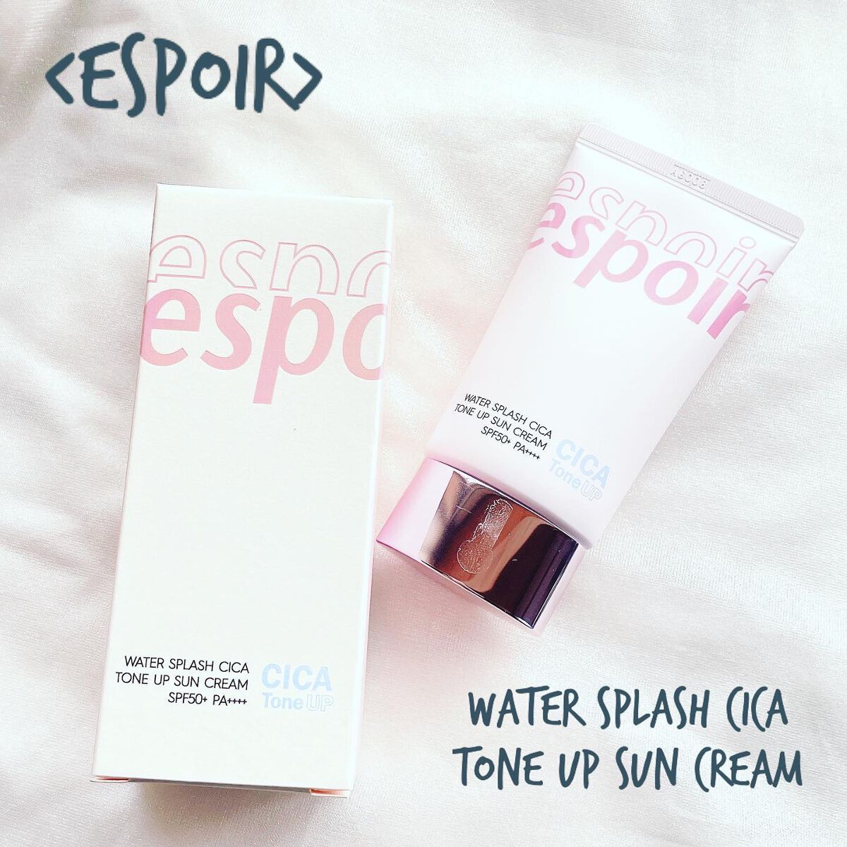 ウォータースプラッシュシカトーンアップクリーム/espoir/化粧下地を使ったクチコミ(1枚目)
