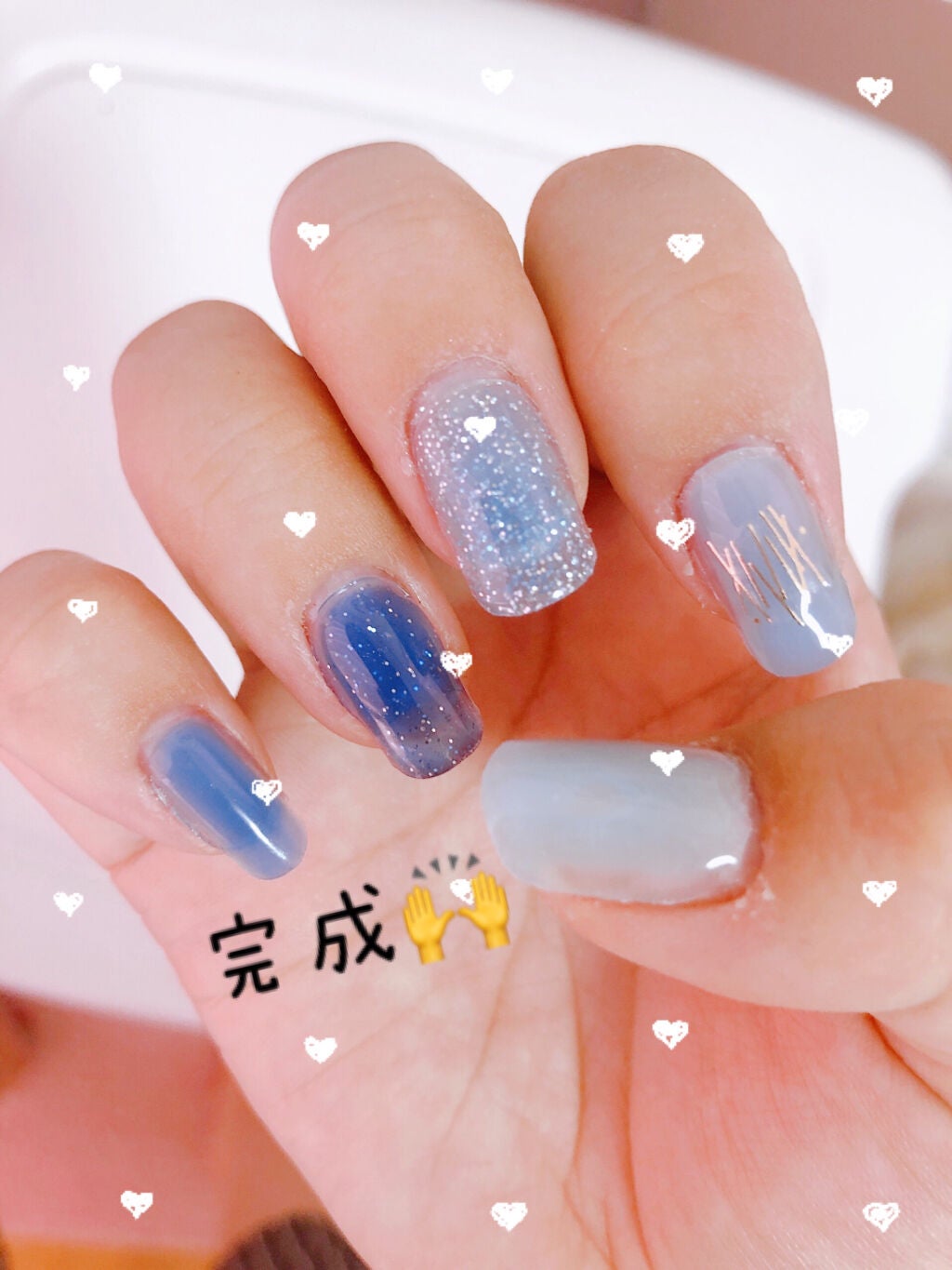 ネイルシール/セリア/ネイルシールを使ったクチコミ(4枚目)