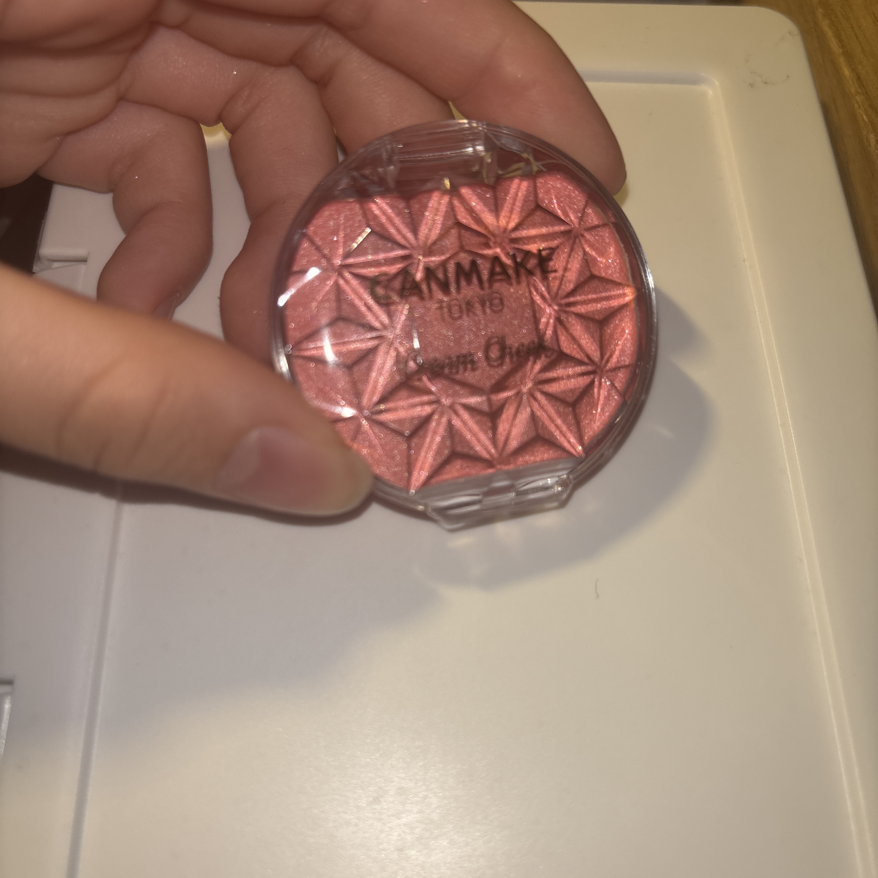 クリームチーク(パールタイプ)/キャンメイク/ジェル・クリームチークを使ったクチコミ（1枚目）