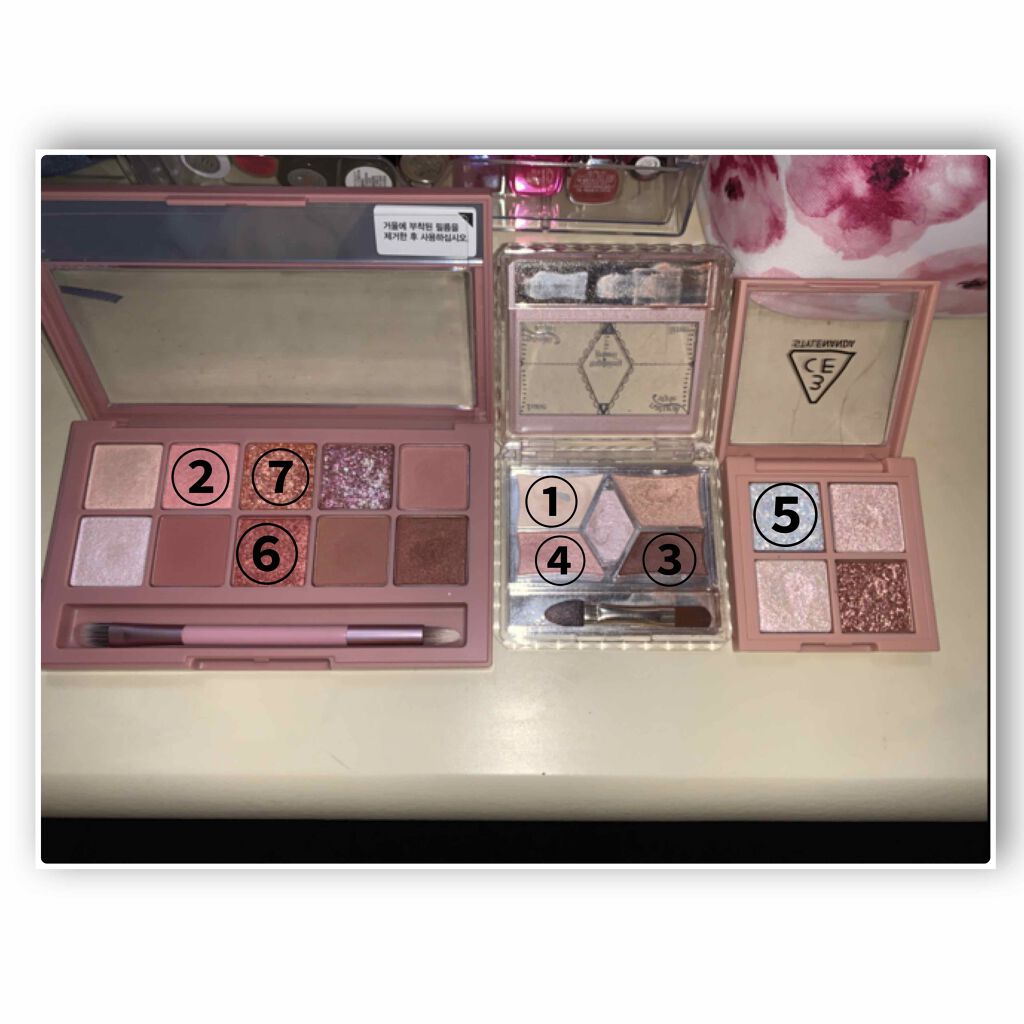 3CE ミニ マルチアイカラーパレット/3CE/アイシャドウパレットを使ったクチコミ（3枚目）