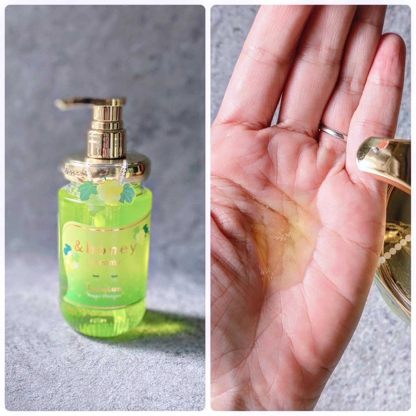 アンドハニー クリーミー ルルルン リペア ペアセット/&honey/シャンプー・コンディショナーを使ったクチコミ（2枚目）