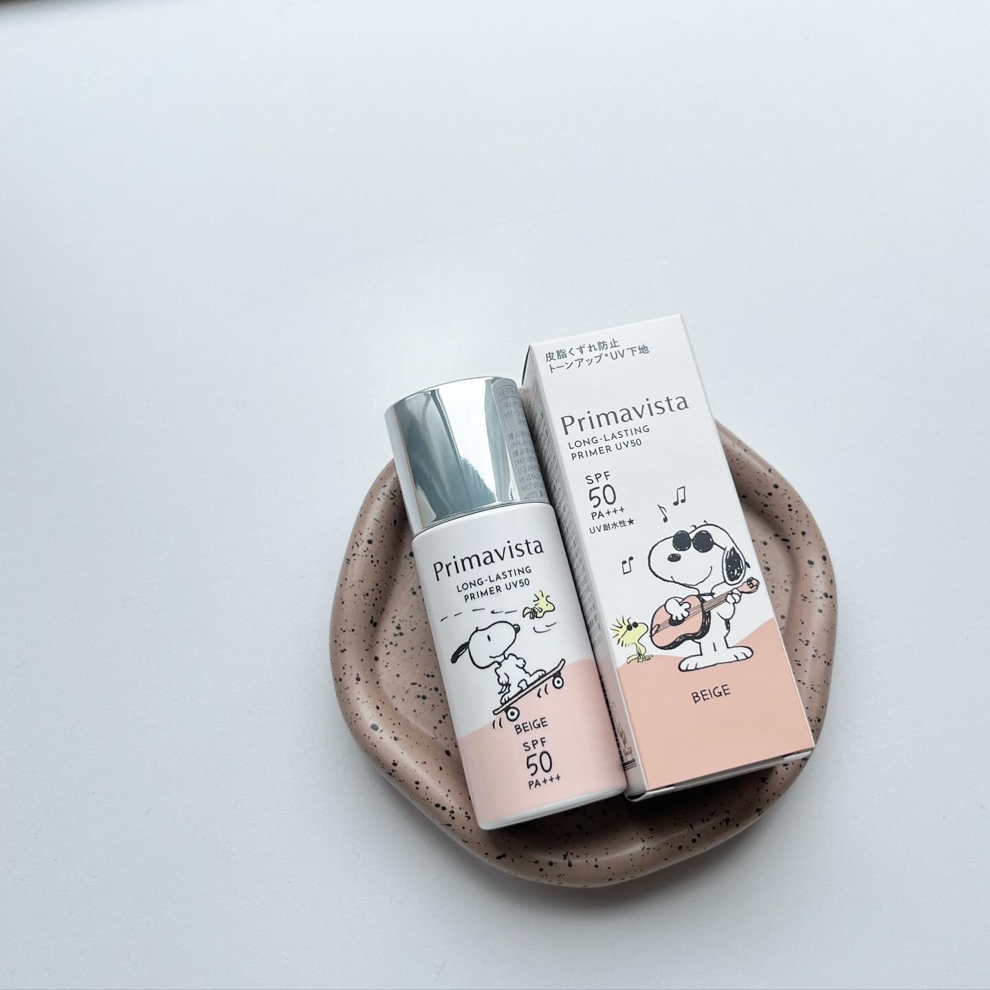プリマヴィスタ スキンプロテクトベース 皮脂くずれ防止 UV50 スヌーピー限定デザイン（ベージュ）/プリマヴィスタ/化粧下地を使ったクチコミ（2枚目）
