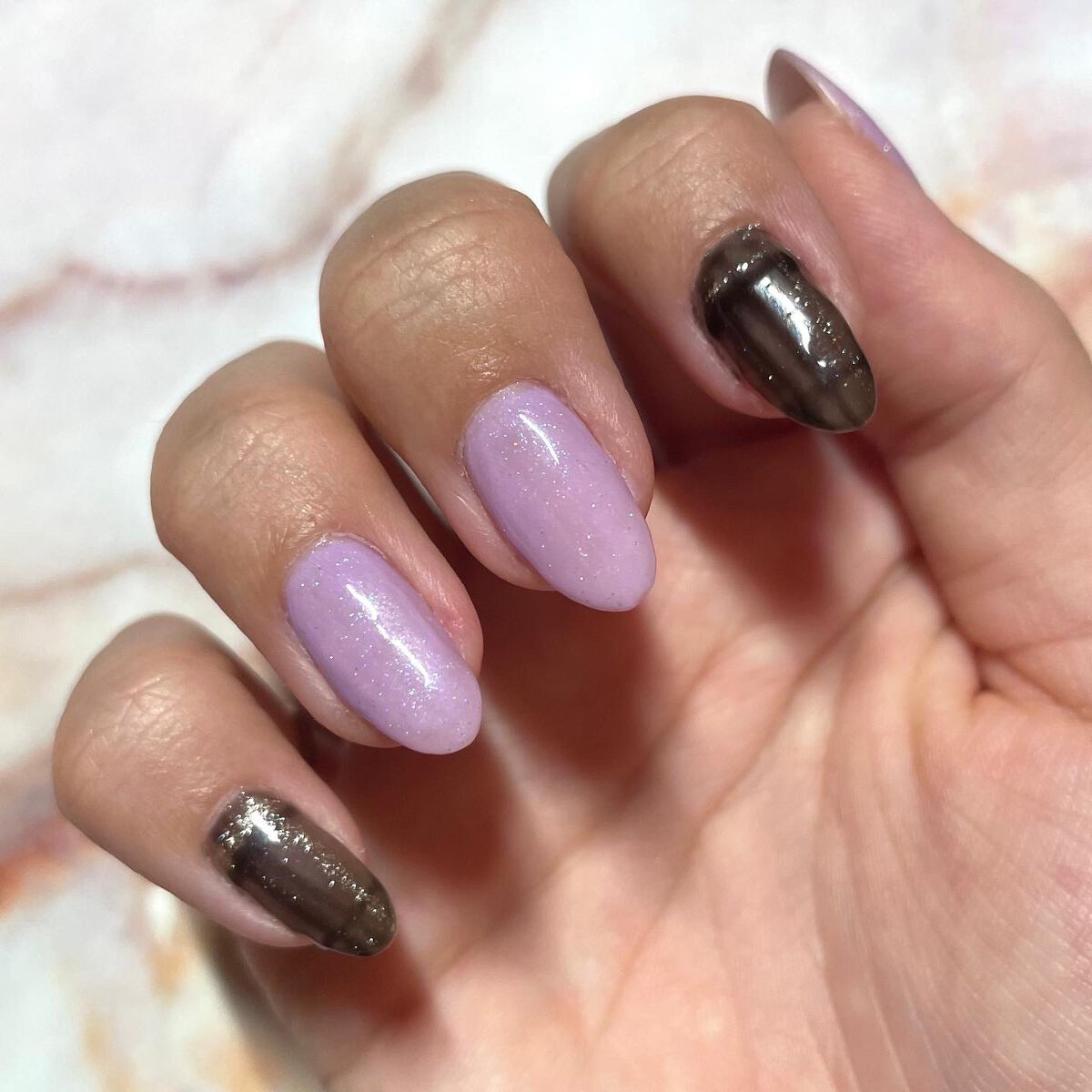 ジェルネイル（ライト対応）/セリア/ジェルネイルを使ったクチコミ（1枚目）