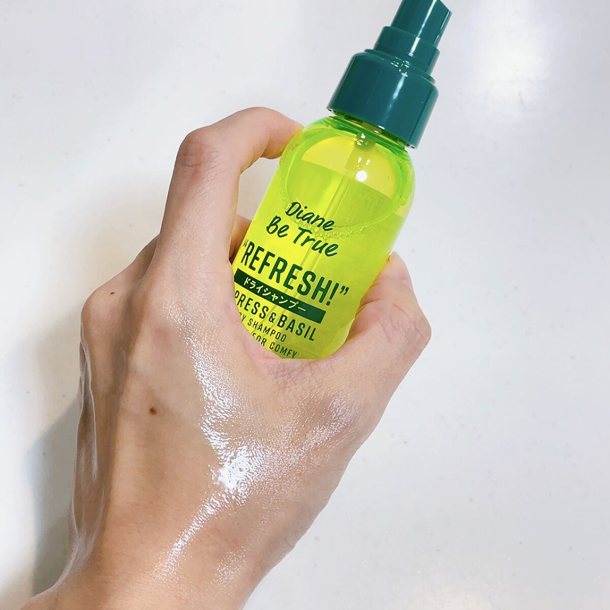 ビートゥルー ドライシャンプー パワーグリーンサラダの香り/ダイアン/ドライシャンプーを使ったクチコミ（2枚目）