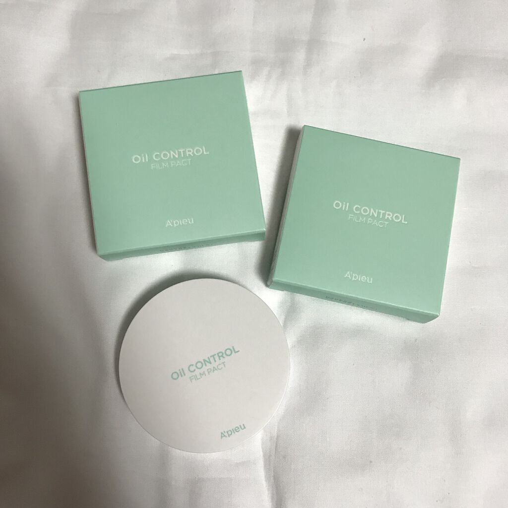 オイルコントロールフィルムパクト/A’pieu/プレストパウダーを使ったクチコミ（2枚目）